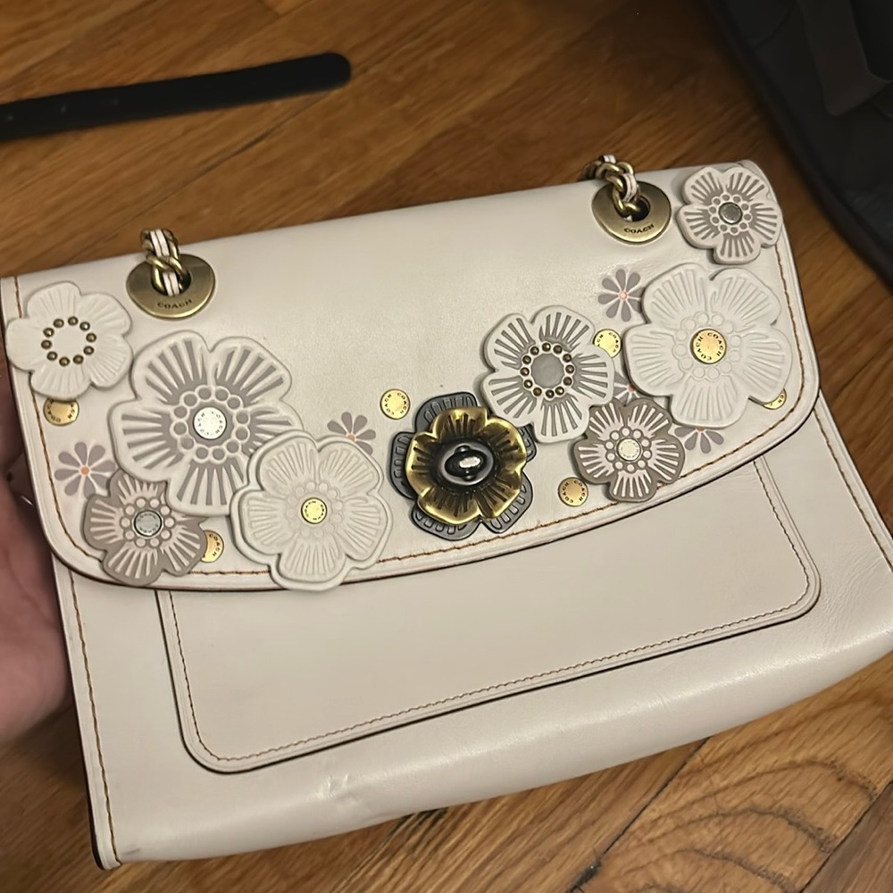 Coach white shoulder / crossbody bag